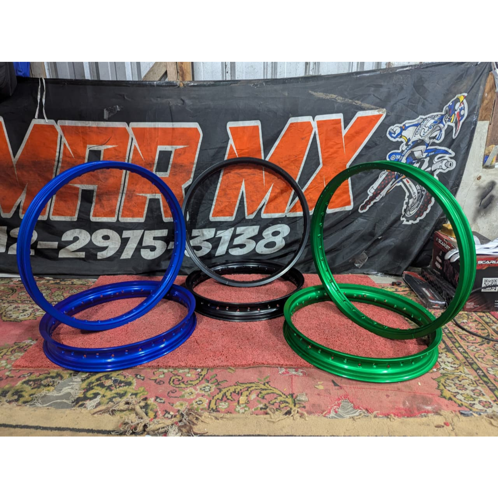VELG DID JAPAN Ring 18/21 Finishing Anodize Velg Trail Trabas Motor Offroad 18-21 D.I.D Original