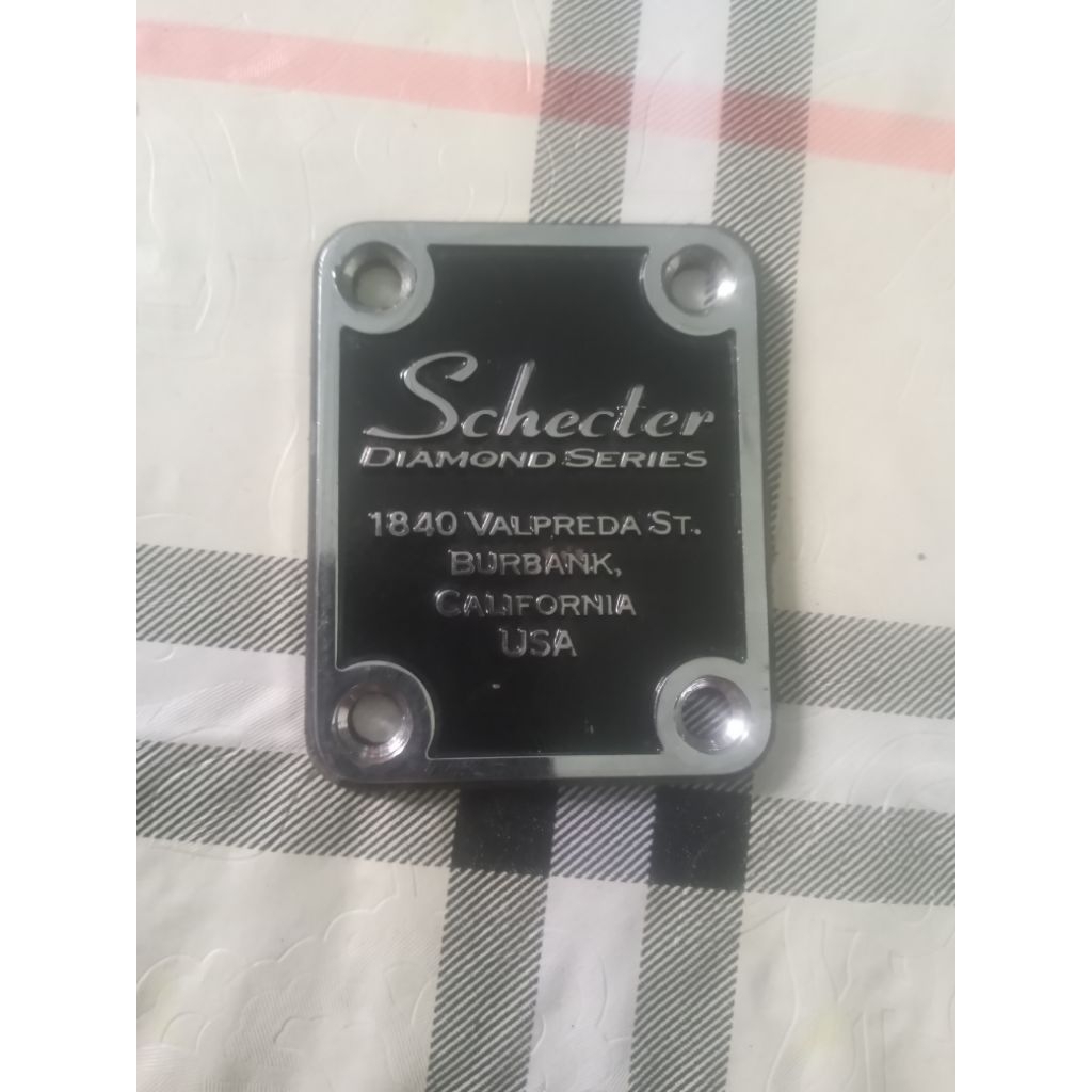 gitar neck plate joint schecter original