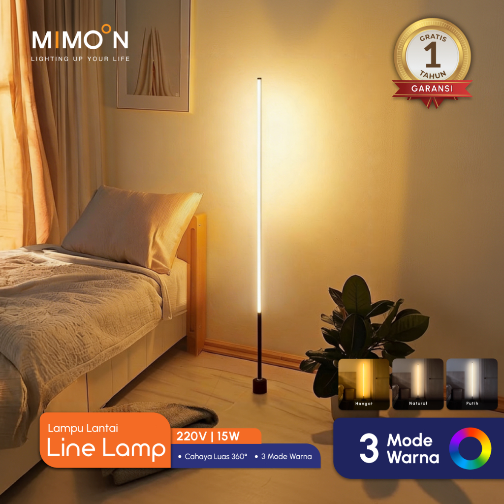 Standing Lamp Lampu Standing Lampu Ruang Tamu Aesthetic Lampu Lantai LED Berdiri Aesthetic Lampu