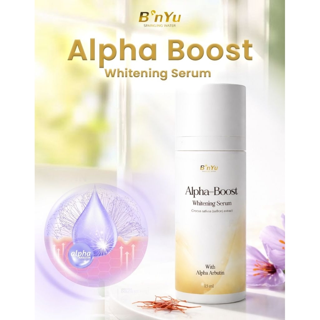 Bnyu Serum Alpha Boost Whitening With Alpha Arbutin 15ml Bpom