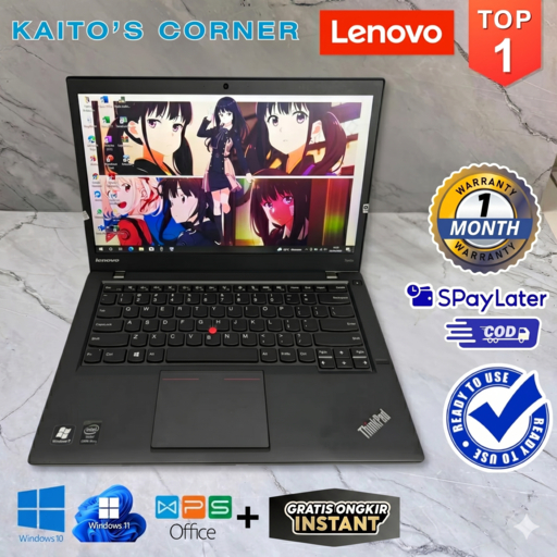 [Bekas] Laptop Lenovo Thinkpad T420 T430 T440 T440S T440P T431S - Core i5 - Layar 14" inch - Cocok b