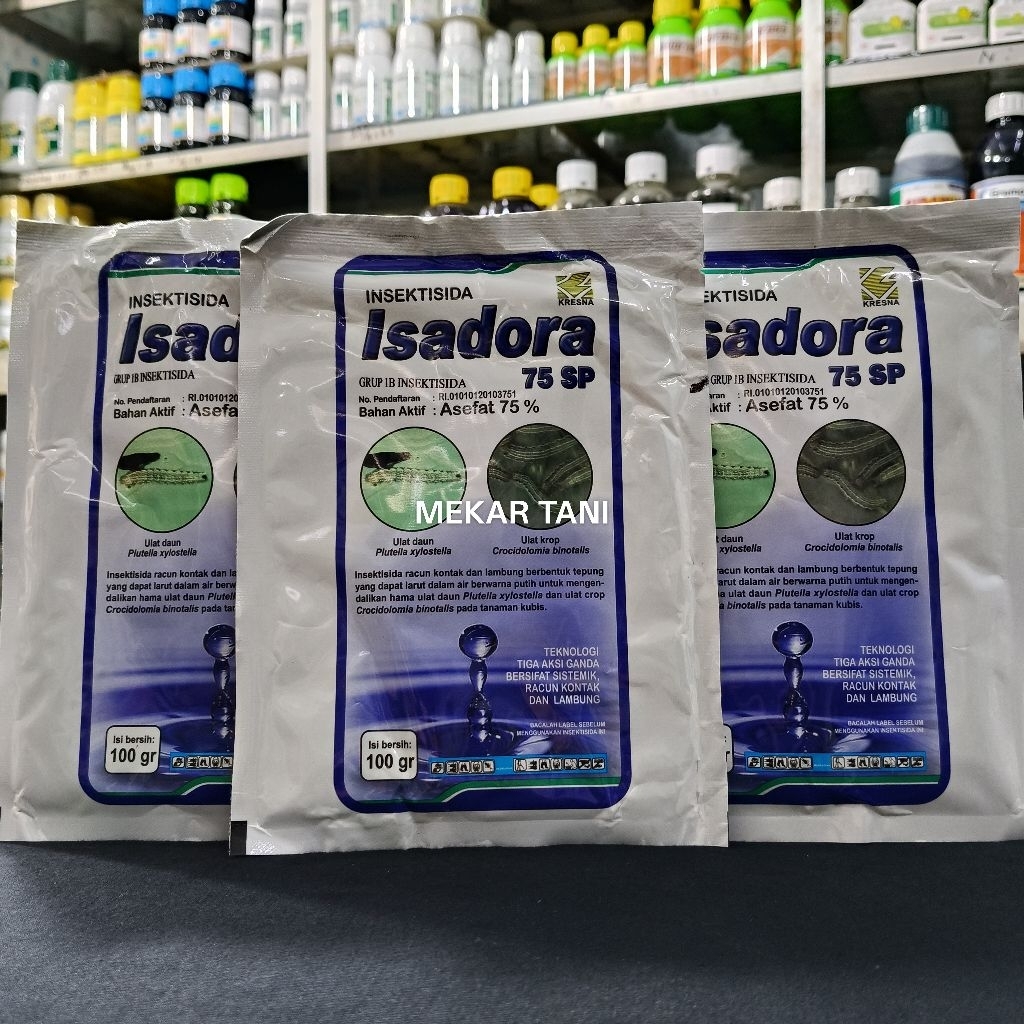 Isadora 75SP - 100gr Insektisida Asefat Anti Walang Sangit Dan Ulat