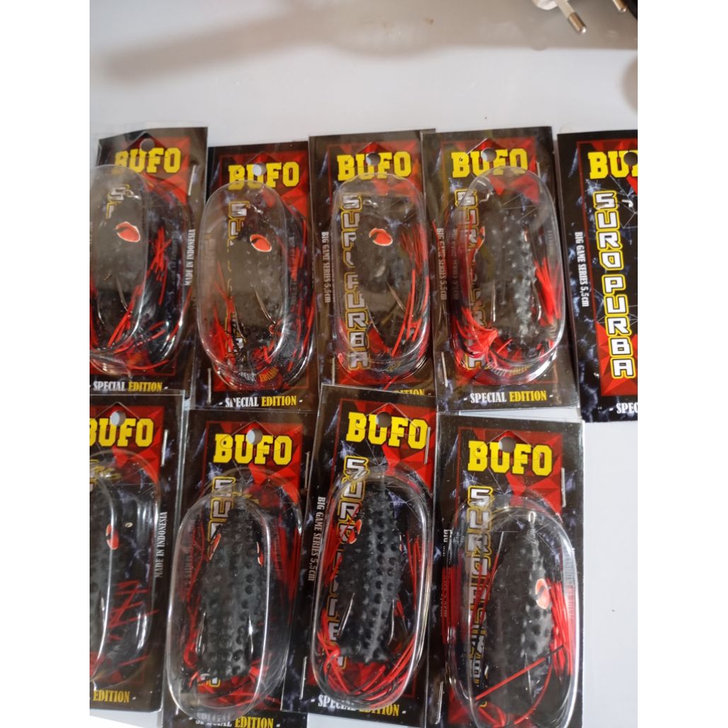 lure shoft frog bufo suro purba