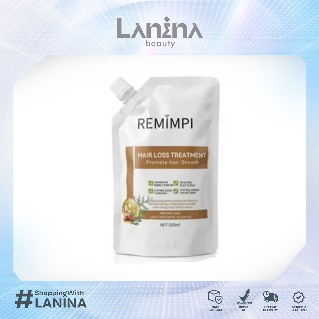 LANINA - REMIMPI Hair Loss Treatment Shampoo Remimpi Original Penumbuh Rambut Shampo Anti Ketombe