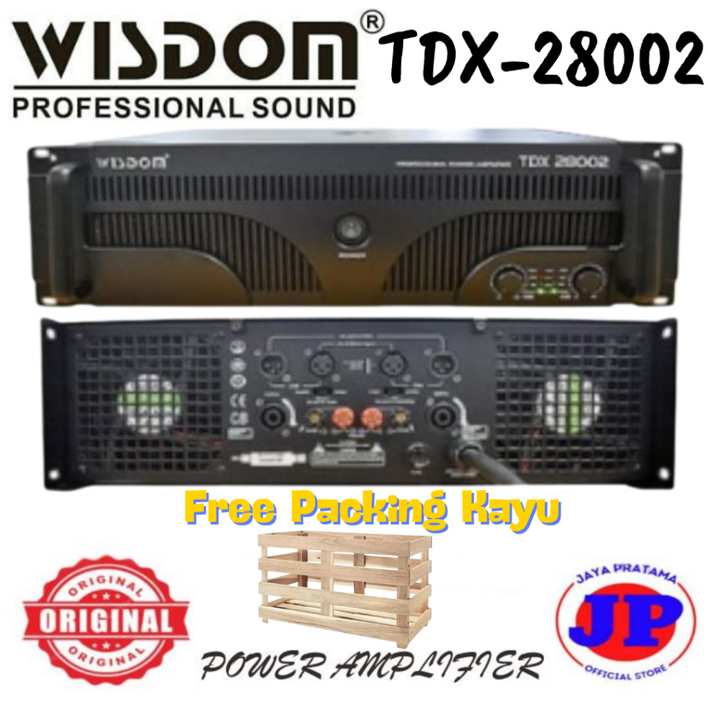 Wisdom TDX28002 Power Amplifier Class TD Original TDX-28002