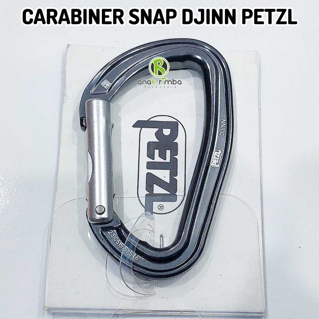 CARABINER SNAP PETZL CARABINER DJIN AXESS STRAIGHT GATE PETZL