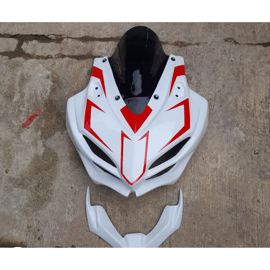 Topeng Kedok Cover Lampu Visor Model CBR250RR Winglet Honda CBR150R Lokal K45 2014-2015 Moto Shop Mo