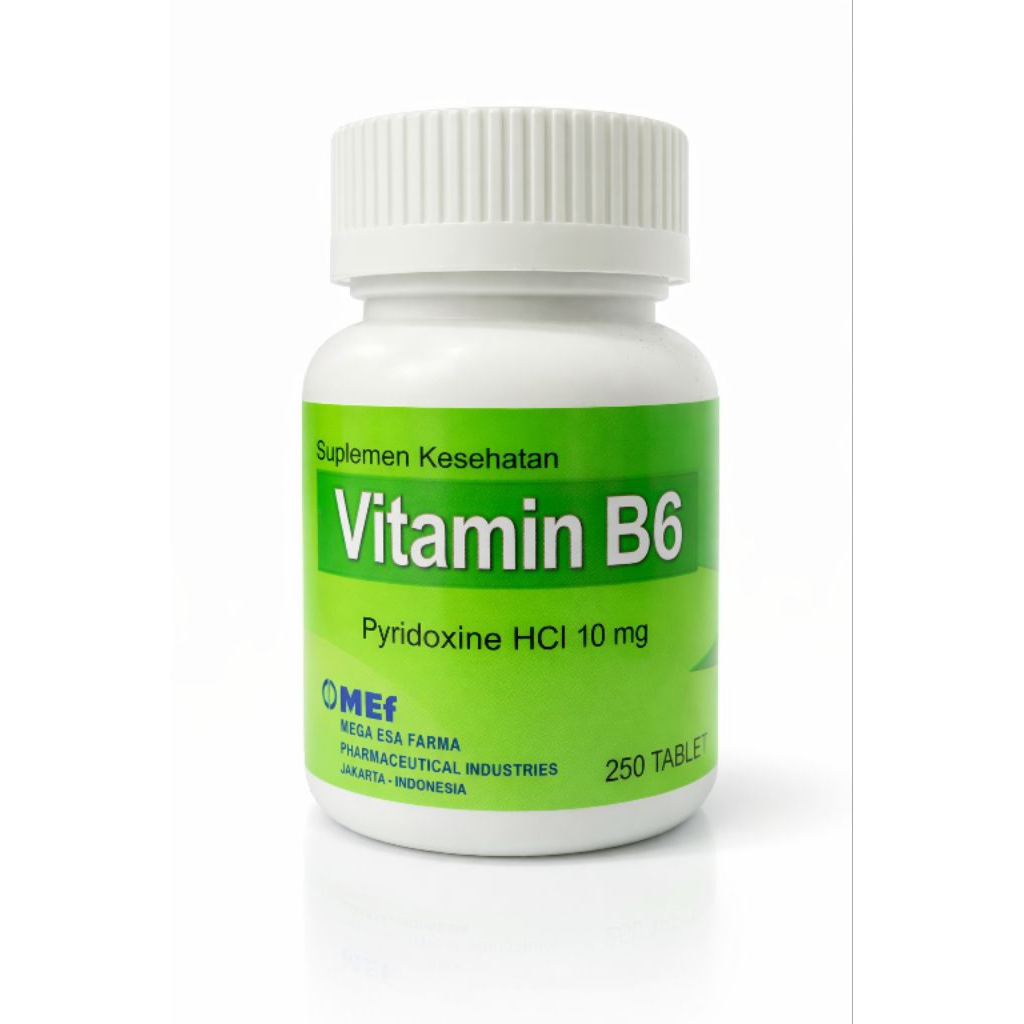 VITAMIN B6 10mg MEF Suplemen Kesehatan 250tablet