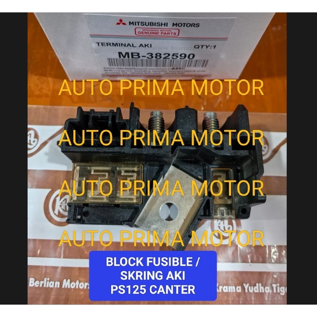 BLOCK FUSIBLE FUSE BOX SKRING BOX SKRING SEKRING AKI PS125 CANTER MD-382590 ORI