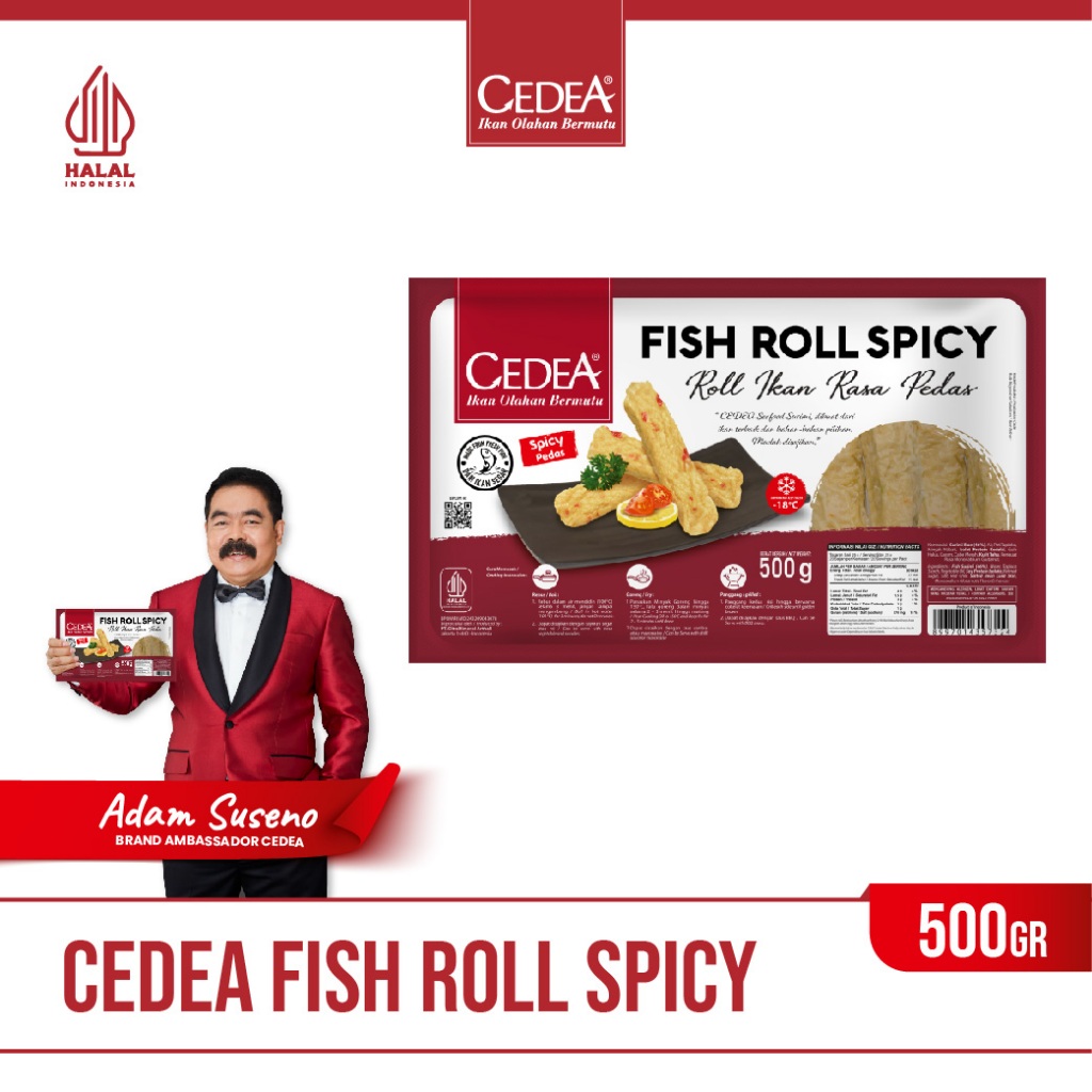 CEDEA Fish Roll Spicy/ Pedas 500g