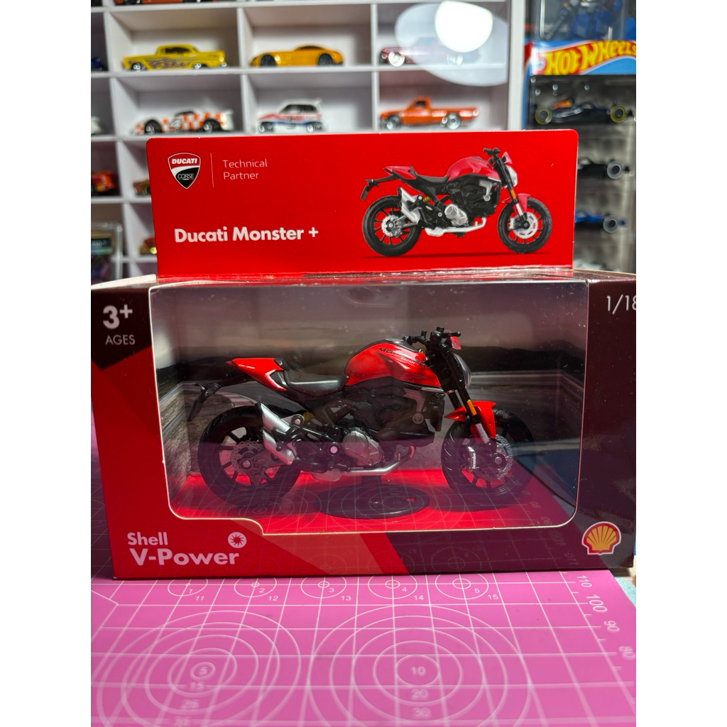 Diecast Motor Ducati Shell Monster+