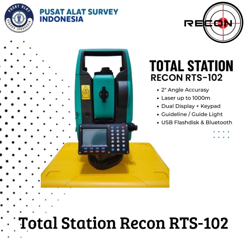 Total Station Recon RTS-102/Alat ukur Total Station