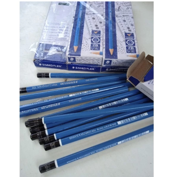 Pensil 2B Staedtler 6 pack alat tulis pensil / grosir pensil 2 B