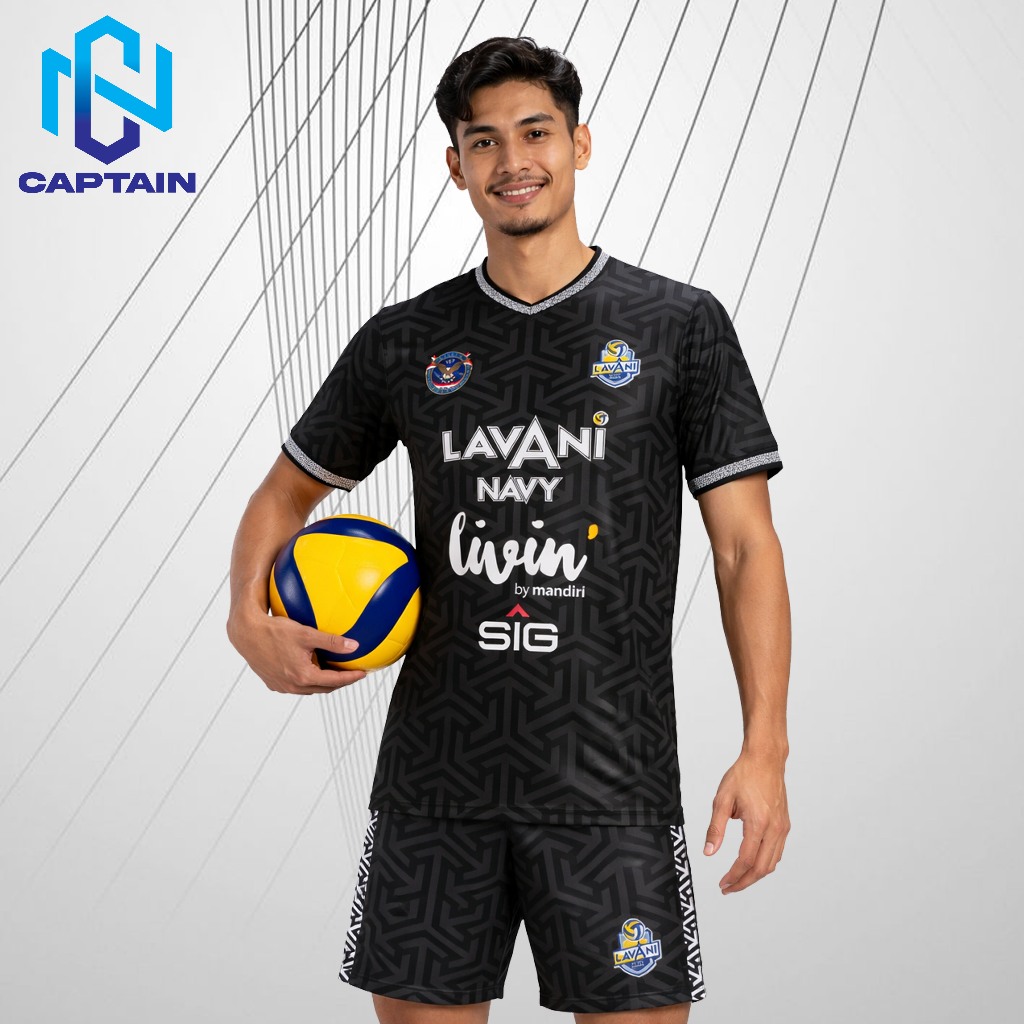 Kaos Jersey Voli Jakarta Lavani Livin Proliga Pria 2026/Jersey Voli Dry Fit Olahraga