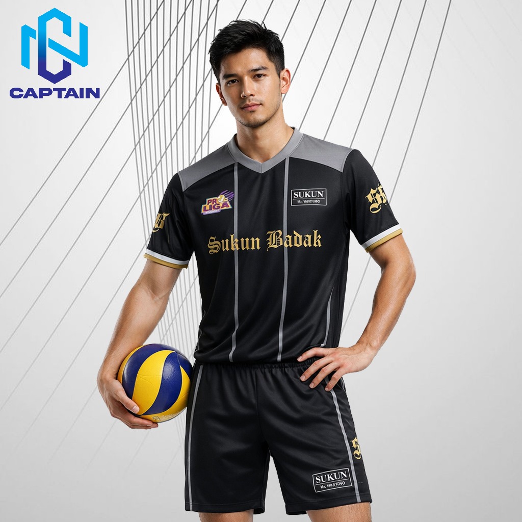 Kaos Jersey Voli Sukun Badak Proliga Pria 2026/Jersey Voli Dry Fit Ringan dan Nyaman