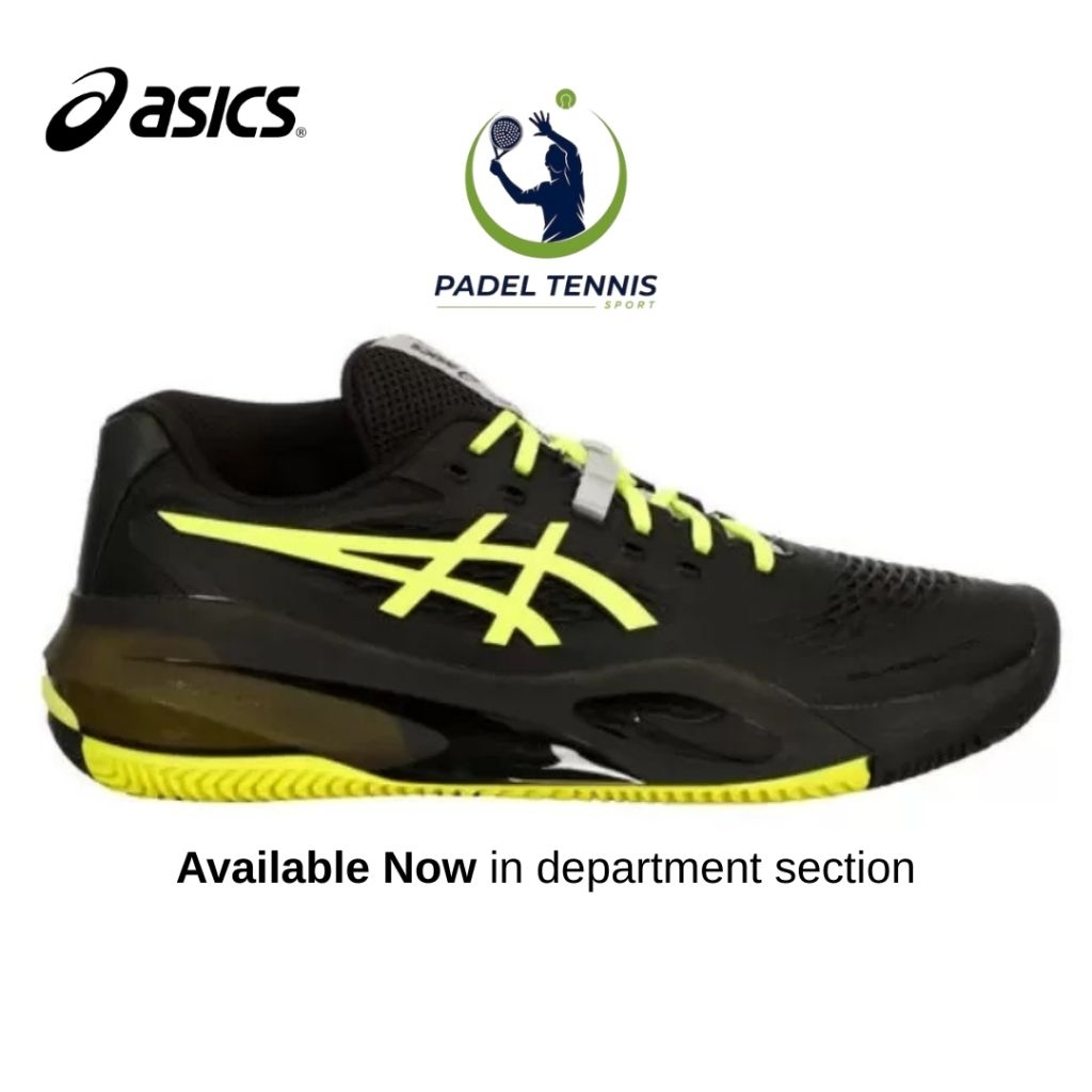 Sepatu Padel / Tenis Asics Gel Resolution X Black Yellow