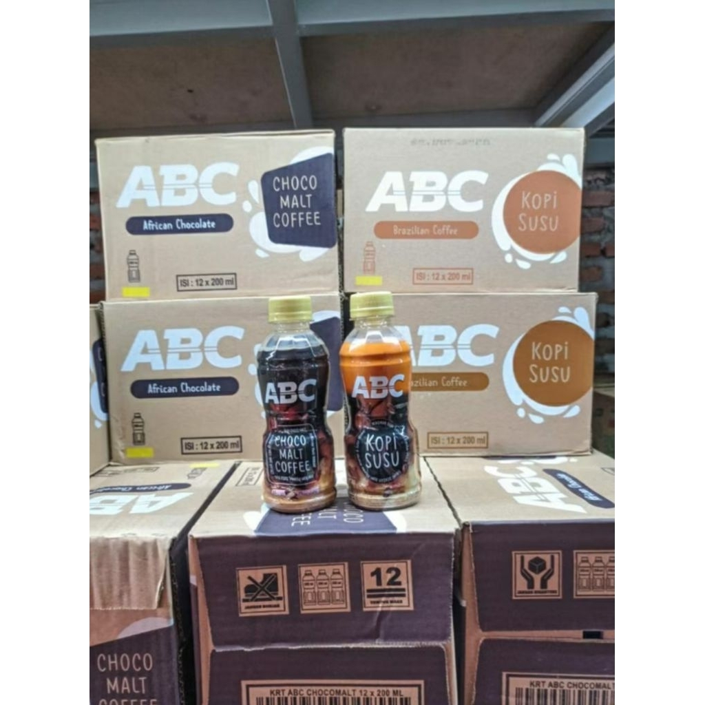 KOPI ABC BOTOL CHOCO MALT (1DUS 12 BOTOL)