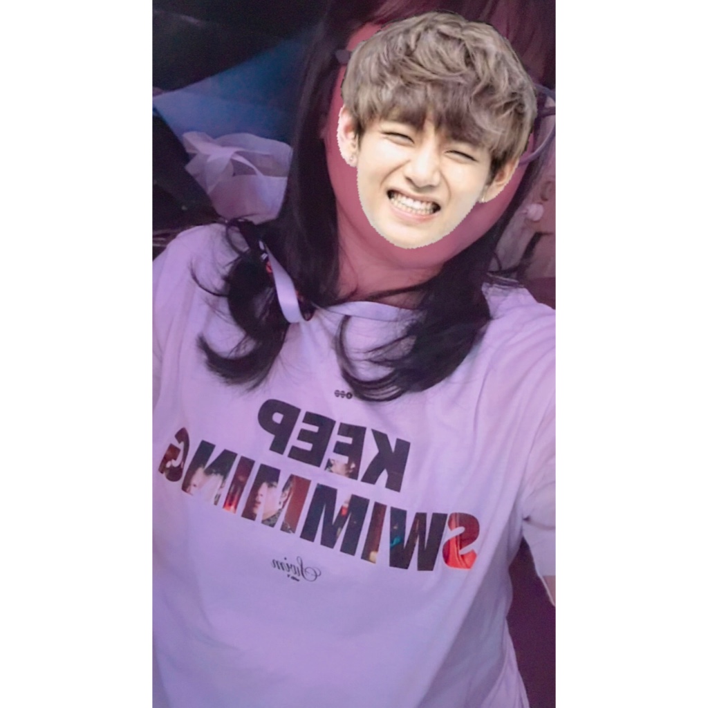 KEEP SWIMMING BTS OVERSIZE SHIRT / BTS FANMADE T-SHIRT