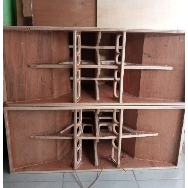 BOX SPEAKER CLA 15INCH DOUBLE BAHAN SEMI MERANTI