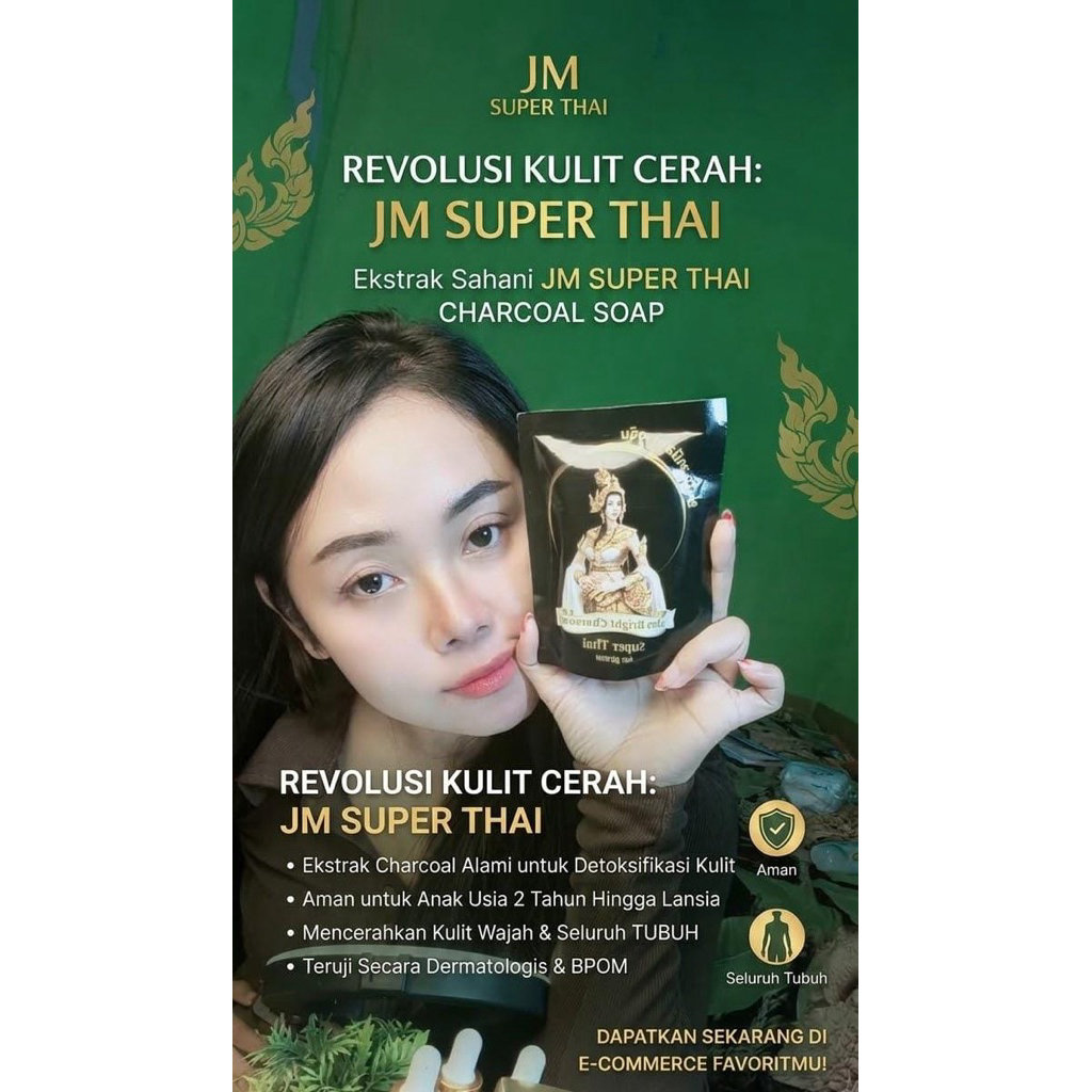 JM SUPER THAI / SABUN MUKA DAN BADAN BY JAMEELA ORIGINAL 100%