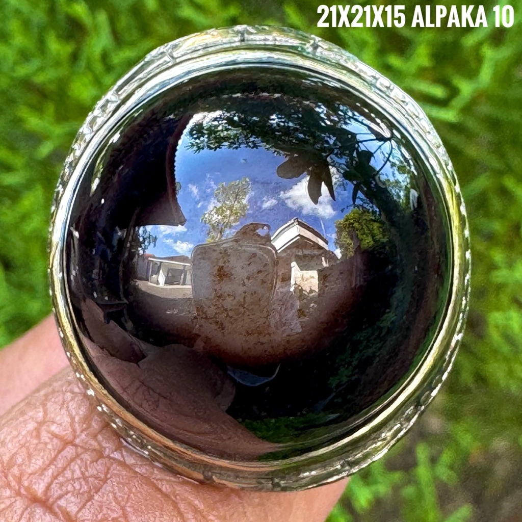 Cincin Batu Akik Natural Sulaiman Mata