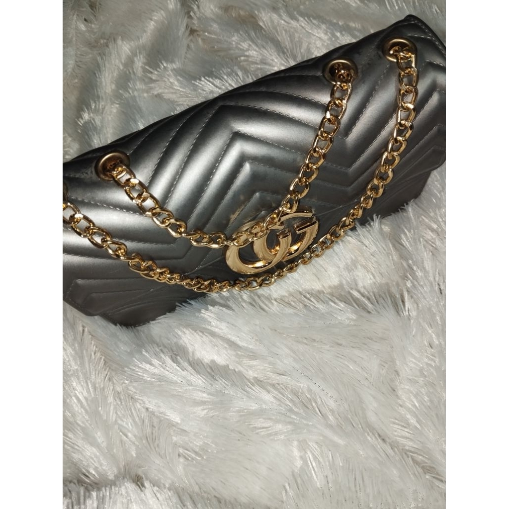 tas jelly preloved silver