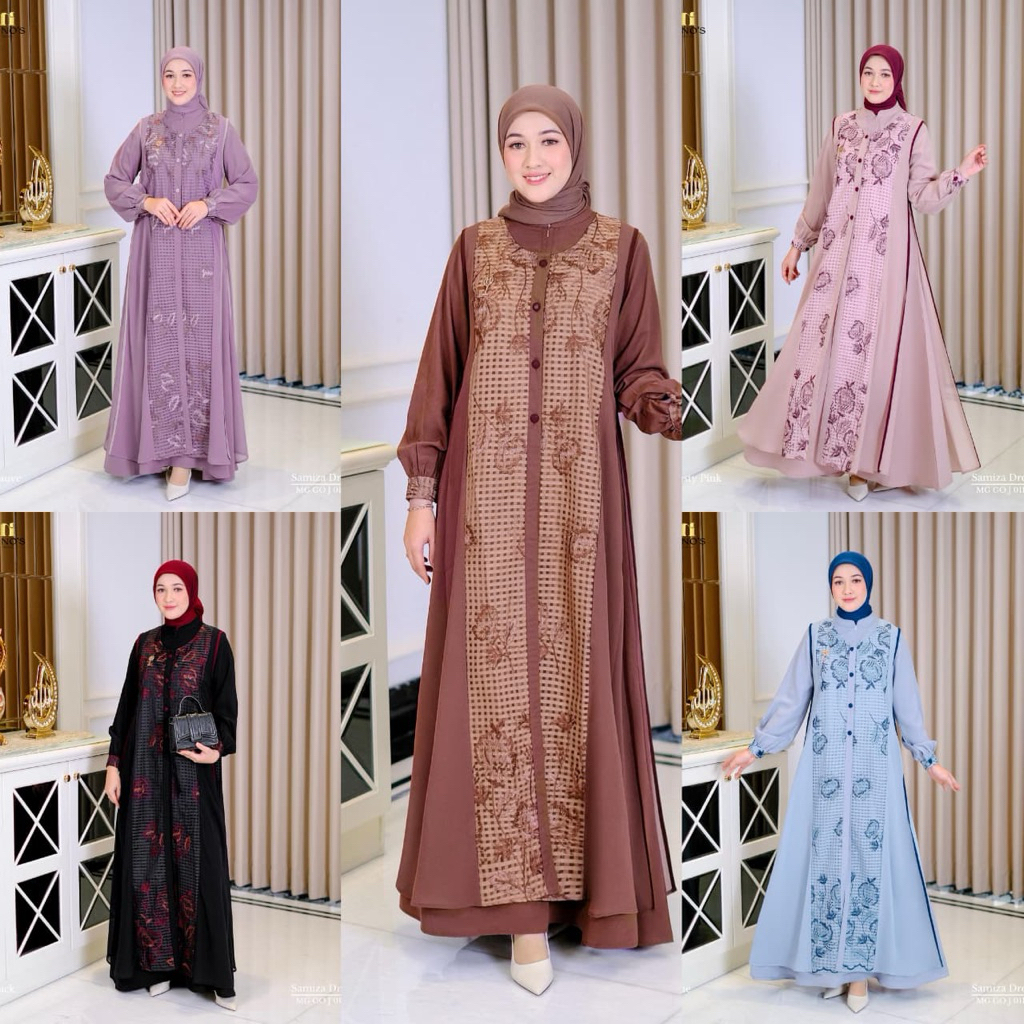 Samiza dress gamis terbaru ORI by Ninos Design