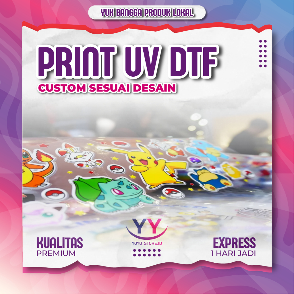 PRINT DTF UV - COCOK UNTUK TUMBLER