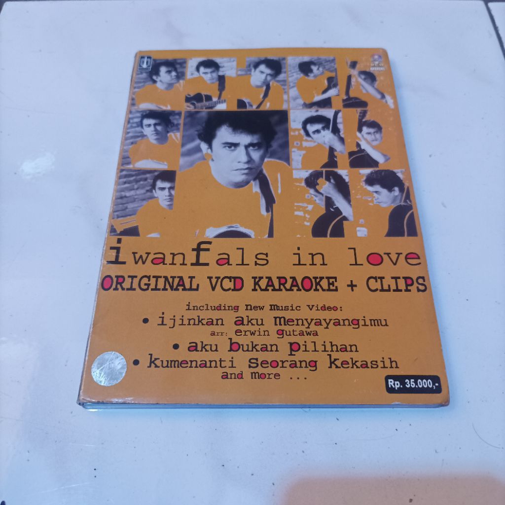 Original VCD Karaoke Musik Iwan Fals in Love