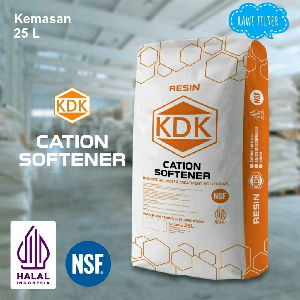 RESIN CATION SOFTENER 25 LITER