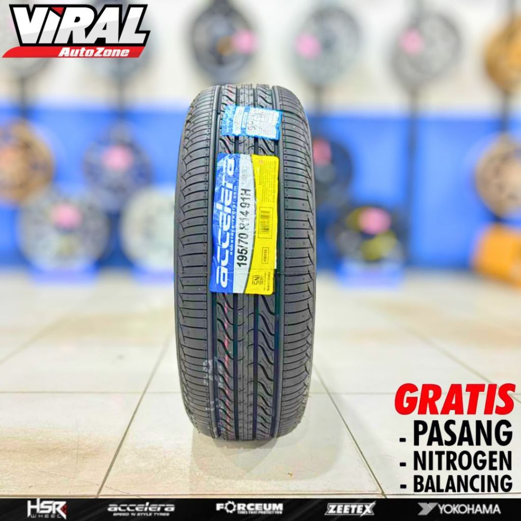Ban Mobil Standar Kijang Ring 14 ACCELERA ECO PLUSH 195 70 R14 Tubeless