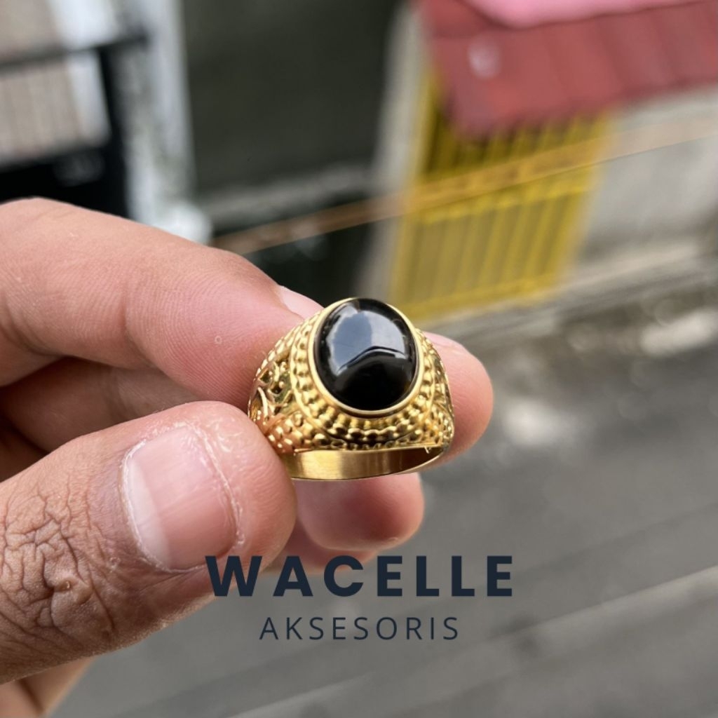 CINCIN BATU AKIK KECUBUNG TANDUK MEWAH KEREN