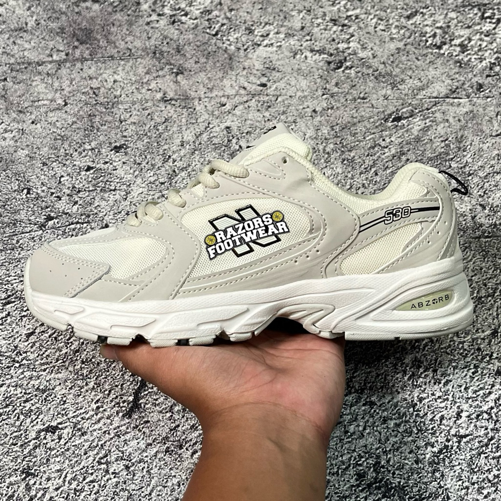 [REALPICT 100%] SNEAKERS ENBE 530 CREAM IVORY