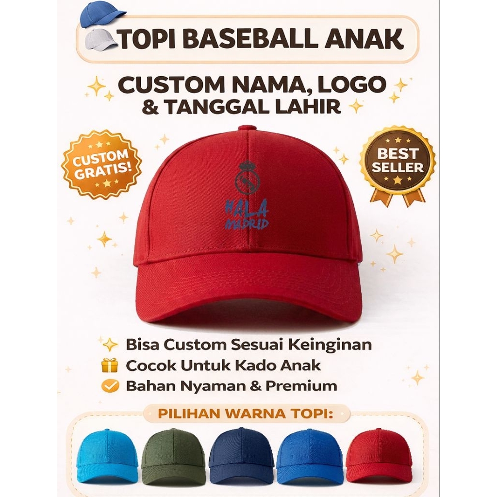 TOPI ANAK REAL MADRID