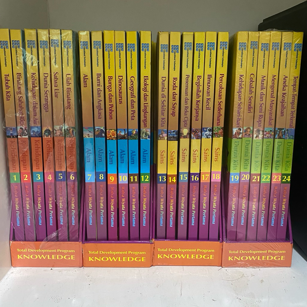 Buku seri pendidikan sains anak Widya Wiyata Pertama lengkap 24 buku preloved