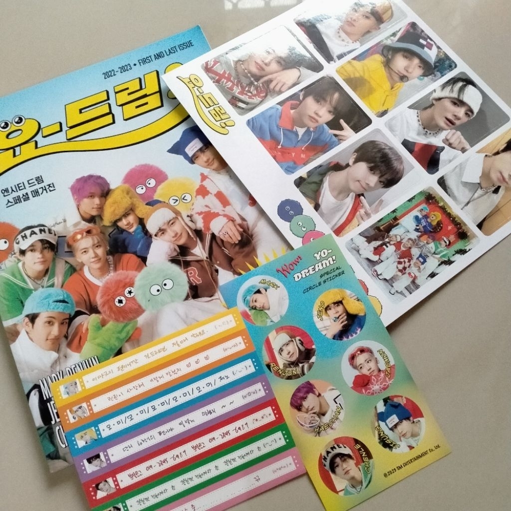 MAGAZINE YO DREAM CANDY NCT MARK RENJUN JENO HAECHAN JAEMIN CHENLE JISUNG WTS WANT TO SELL PC PHOTOC