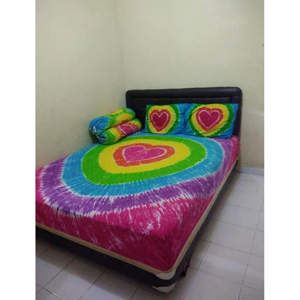 Sprei bali love ukuran 140x200