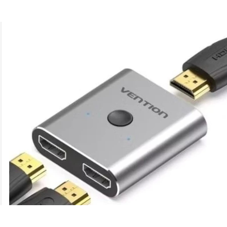 VENTION 2-Port HDMI Bi-Direction Switcher Silver/VENTION 2-Port HDMI Bi-Direction 4K Switcher Black 