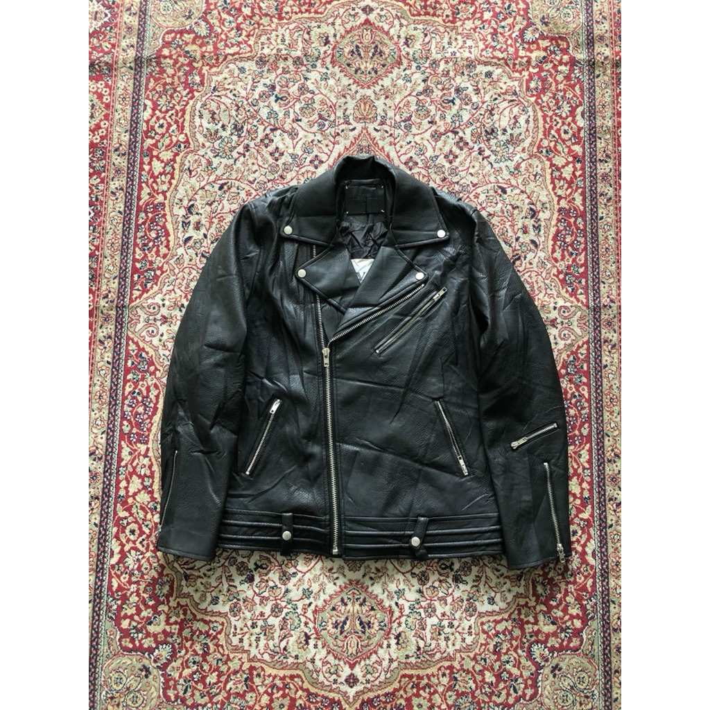 Dress volume bikers Leather synthetic  jacket vintage bikers jacket Vintage leather jacket  i245