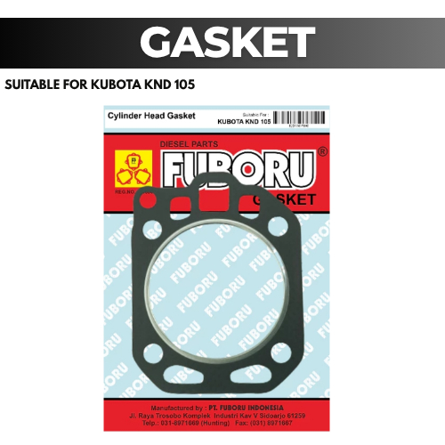 GASKET HEAD KUBOTA KND 105 FUBORU
