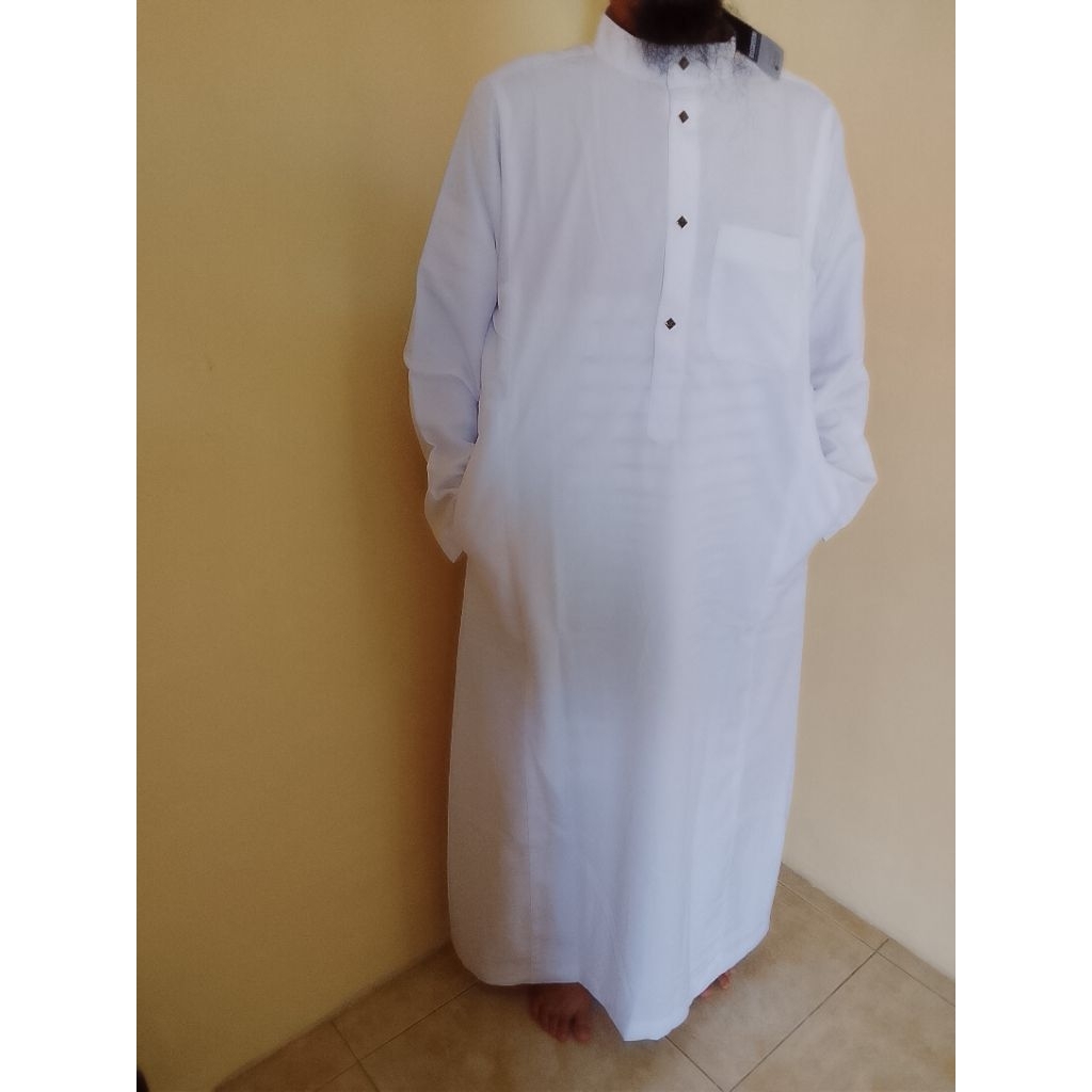 jubah hasgradini niagara putih