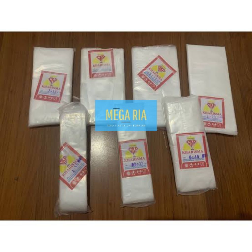 Plastik Es Lilin Kharisma - Kuat, Anti Bocor, Aneka Ukuran (Harga tertera harga 1slop/4pack)