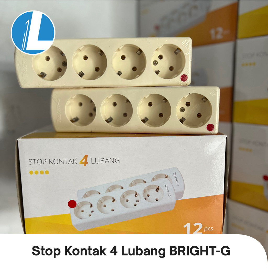 Stop Kontak 4 Lubang BRIGHT-G