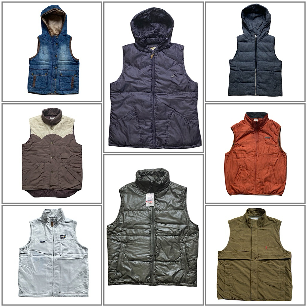 Rompi second brand | vest second brand | rompi tebal second