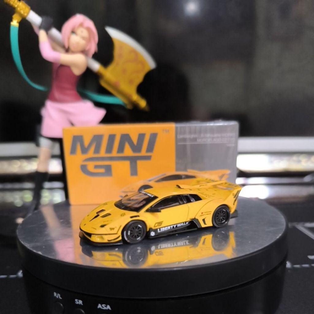 mini gt lamborghini lbwk murcielago yellow #1135