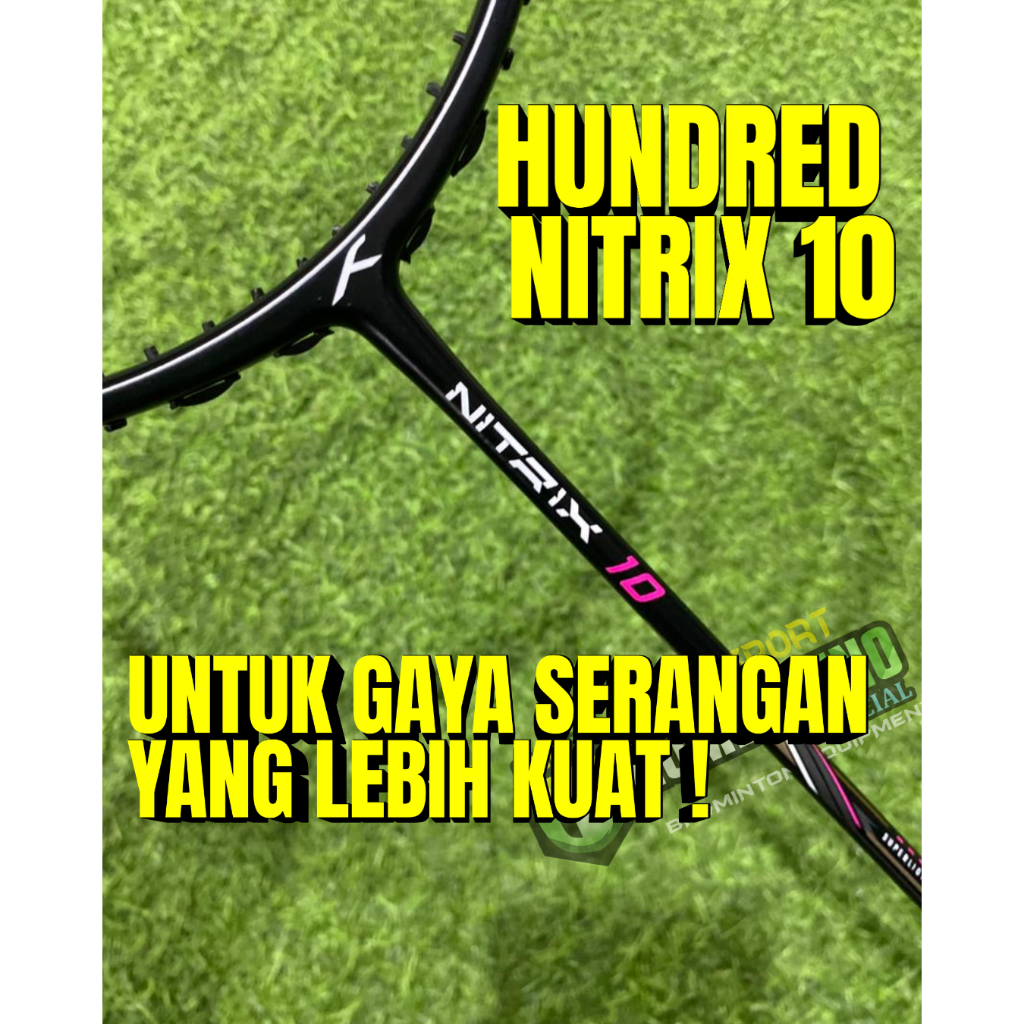 Raket Badminton Hundred Nitrix 10 (5U)