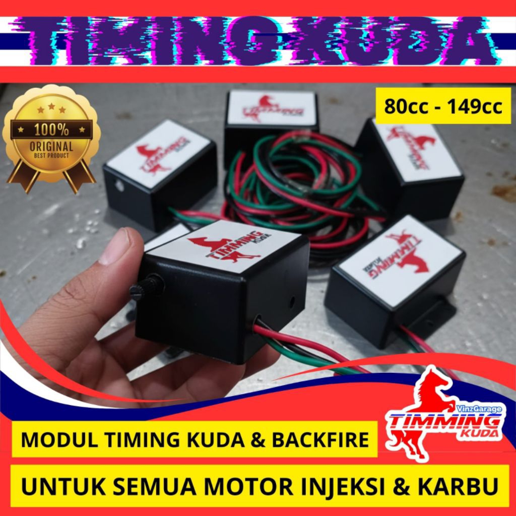 Timing Kuda & Backfire SEMUA MOTOR (Untuk 100cc -135cc)