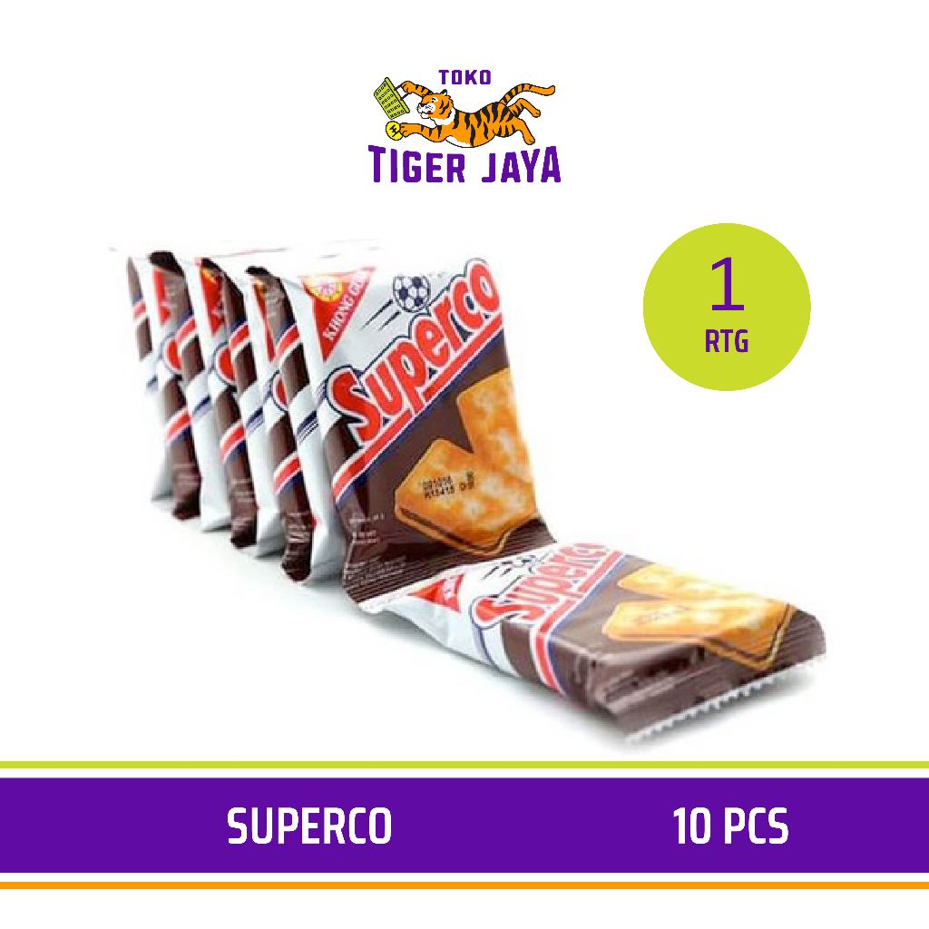 Wafer Khong Guan Superco 1 renceng isi 10 pcs