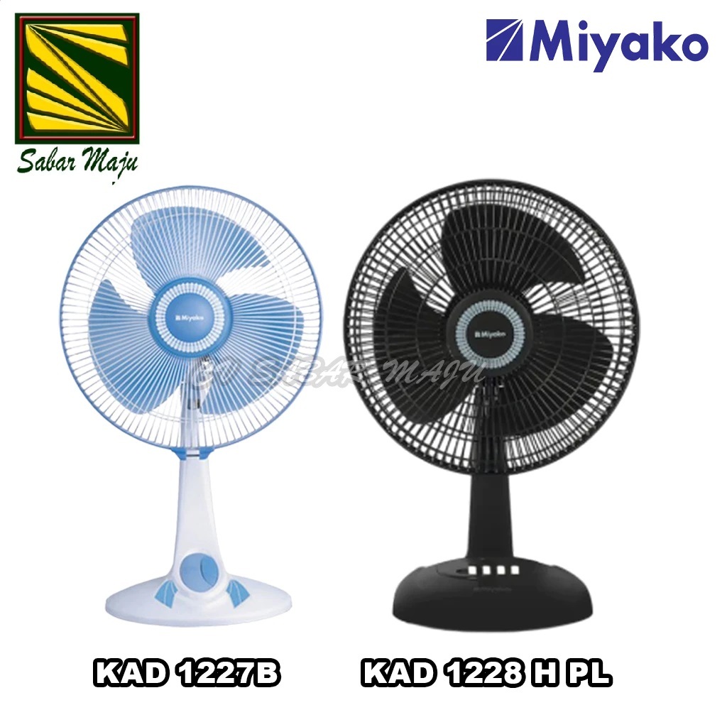 Miyako Kipas Angin KAD 1227B / Kipas Angin Miyako 1228 BPL Kipas Meja Miyako 12Inch