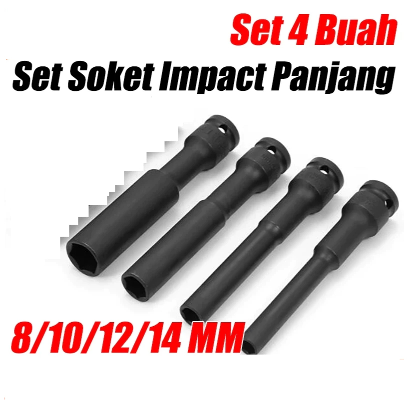 Kunci Shock 4 Panjang /Untuk Buka Baut Blok Box Cvt Motor Matickunci Shock Panjang Mata Shock Impact
